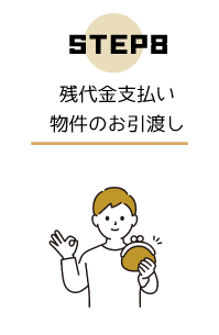 残代金支払い・物件のお引渡し