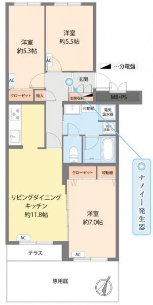 中古マンションコープ野村志村三丁目東京都板橋区志村３丁目都営三田線志村三丁目駅3080万円