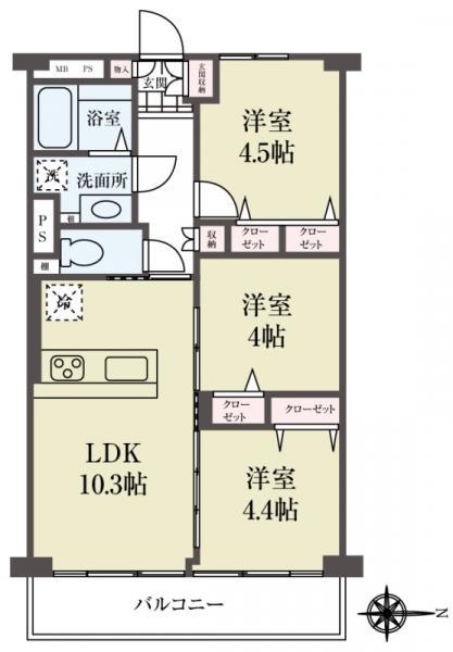 中古マンション秀和亀戸天神橋レジデンス東京都江東区亀戸２丁目JR総武本線錦糸町駅3480万円