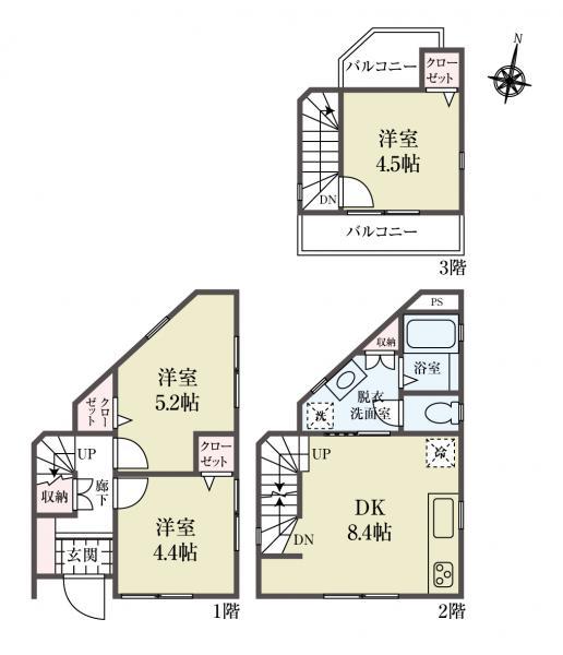 新築一戸建て江戸川区大杉５丁目 新築一戸建て東京都江戸川区大杉５丁目都営新宿線一之江駅3180万円