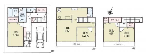 新築一戸建て江戸川区南小岩２丁目 新築一戸建て／全５棟東京都江戸川区南小岩２丁目JR中央・総武線小岩駅4990万円～6480万円