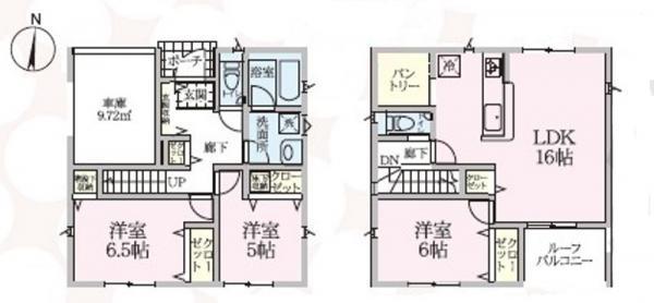 新築一戸建てさいたま市岩槻区並木１丁目 新築一戸建て／全２棟埼玉県さいたま市岩槻区並木１丁目東武野田線岩槻駅2580万円～2680万円