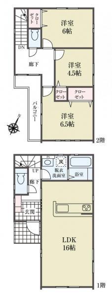 新築一戸建て市川市菅野４丁目 新築一戸建て／全３棟千葉県市川市菅野４丁目京成本線菅野駅5890万円