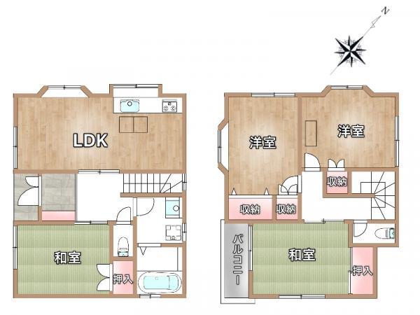 中古一戸建て江戸川区北葛西２丁目 中古一戸建て東京都江戸川区北葛西２丁目都営新宿線船堀駅4480万円