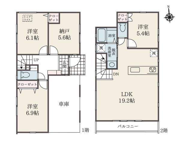 新築一戸建て葛飾区鎌倉１丁目 新築一戸建て東京都葛飾区鎌倉１丁目京成本線京成小岩駅5780万円