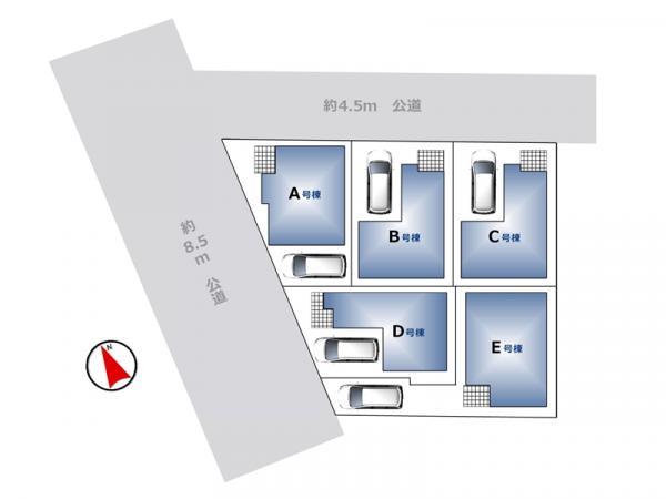 新築一戸建て市川市大和田４丁目新築一戸建て／全５棟千葉県市川市大和田４丁目京成本線菅野駅4990万円～5990万円