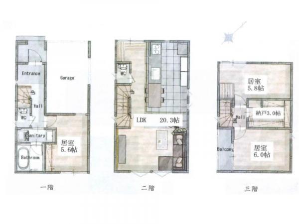 新築一戸建て蕨市塚越４丁目 新築一戸建て埼玉県蕨市塚越４丁目JR京浜東北線蕨駅4180万円