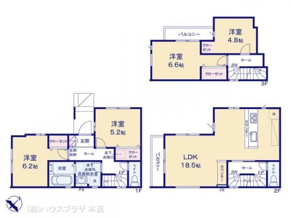 新築一戸建て市川市欠真間２丁目 新築一戸建て千葉県市川市欠真間２丁目東西線南行徳駅6199万円