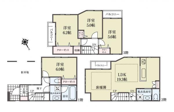 新築一戸建て江戸川区江戸川１丁目 新築一戸建て東京都江戸川区江戸川１丁目都営新宿線瑞江駅5480万円