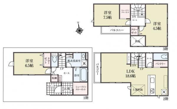 新築一戸建て江戸川区春江町２丁目 新築一戸建て東京都江戸川区春江町２丁目都営新宿線瑞江駅6498万円