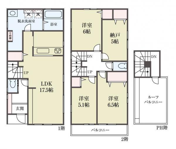 土地江戸川区上篠崎２丁目 売地／建築条件無し／全５区画東京都江戸川区上篠崎２丁目都営新宿線篠崎駅4790万円～5490万円