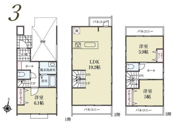 新築一戸建て葛飾区青戸６丁目 新築一戸建て／全４棟東京都葛飾区青戸６丁目京成本線青砥駅6180万円～6380万円