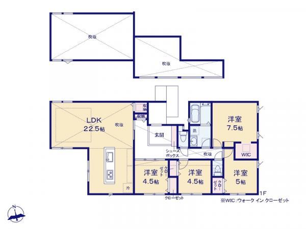 新築一戸建て市川市国分７丁目 新築一戸建て／全４棟千葉県市川市国分７丁目北総鉄道北国分駅5690万円～5790万円