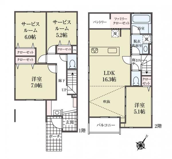 新築一戸建て浦安市海楽１丁目 新築一戸建て／全２棟千葉県浦安市海楽１丁目JR京葉線新浦安駅6980万円～7480万円
