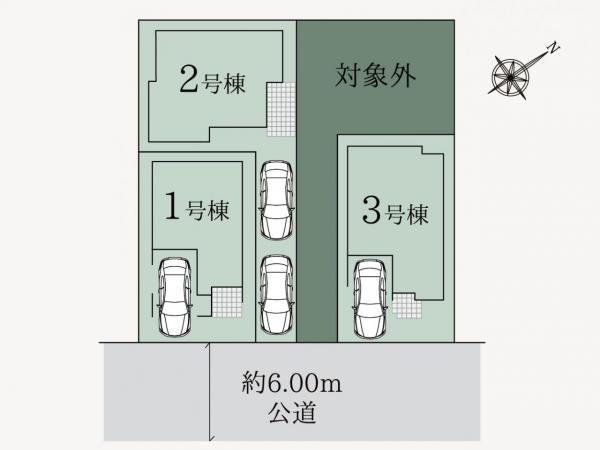 新築一戸建て市川市新井２丁目 新築一戸建て／全３棟千葉県市川市新井２丁目東西線南行徳駅5980万円～6580万円