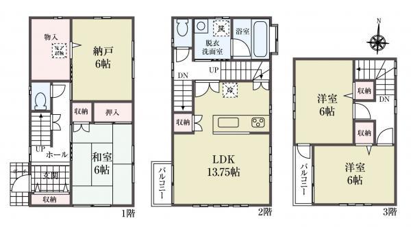 中古一戸建て江戸川区上篠崎２丁目 中古一戸建て東京都江戸川区上篠崎２丁目都営新宿線篠崎駅5180万円