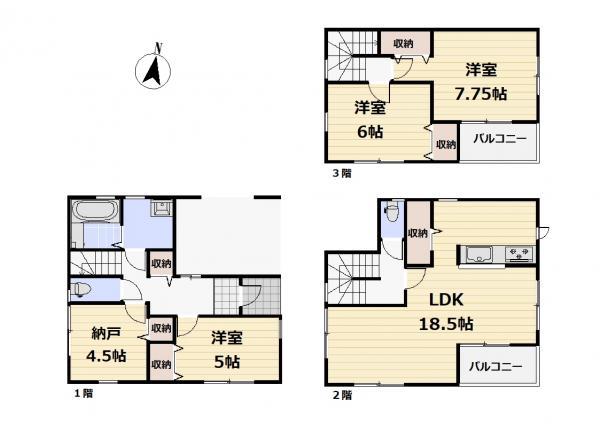 新築一戸建て江戸川区北小岩８丁目 新築一戸建て東京都江戸川区北小岩８丁目北総鉄道新柴又駅5990万円