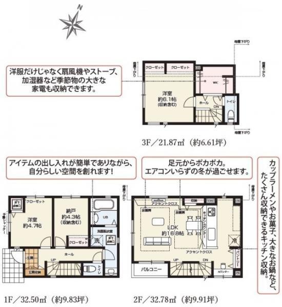 新築一戸建て足立区江北３丁目 新築一戸建て／全７棟東京都足立区江北３丁目日暮里・舎人ライナー江北駅4199万円～5699万円