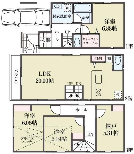 新築一戸建て葛飾区小菅２丁目 新築一戸建て東京都葛飾区小菅２丁目千代田線綾瀬駅3980万円