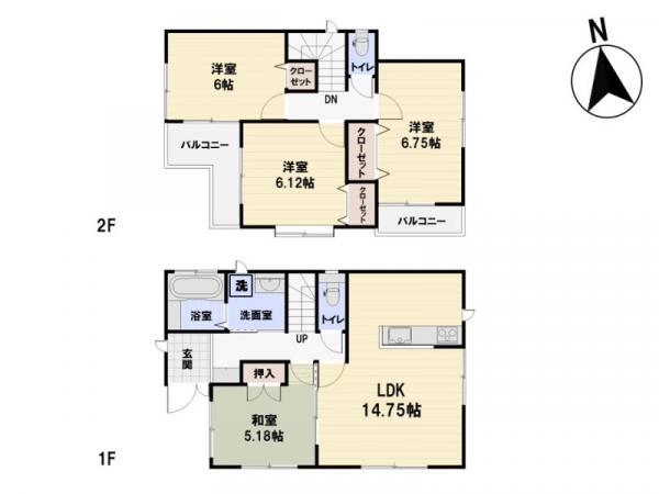 中古一戸建て足立区東六月町 中古一戸建て東京都足立区東六月町東武伊勢崎線竹ノ塚駅4480万円