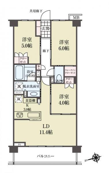 中古マンション【オーナーチェンジ】エクセレントシティ原木中山千葉県市川市高谷１丁目東西線原木中山駅3980万円