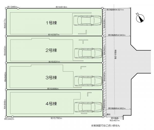 新築一戸建て市川市南八幡５丁目 新築一戸建て／全４棟千葉県市川市南八幡５丁目JR中央・総武線本八幡駅7499万円～7599万円