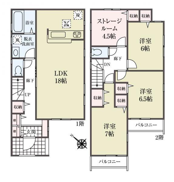 新築一戸建て江戸川区江戸川１丁目 新築一戸建て／全４棟東京都江戸川区江戸川１丁目都営新宿線瑞江駅6390万円