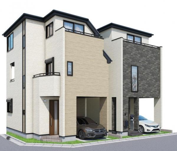 新築一戸建て足立区竹の塚２丁目 新築一戸建て／全２棟東京都足立区竹の塚２丁目東武伊勢崎線竹ノ塚駅4990万円～5190万円