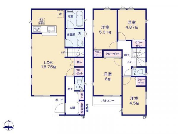 新築一戸建て足立区保木間１丁目 新築一戸建て／全４棟東京都足立区保木間１丁目東武伊勢崎線竹ノ塚駅4490万円～4690万円