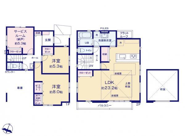 新築一戸建て足立区西新井本町３丁目 新築一戸建て／全２棟東京都足立区西新井本町３丁目日暮里・舎人ライナー江北駅6499万円