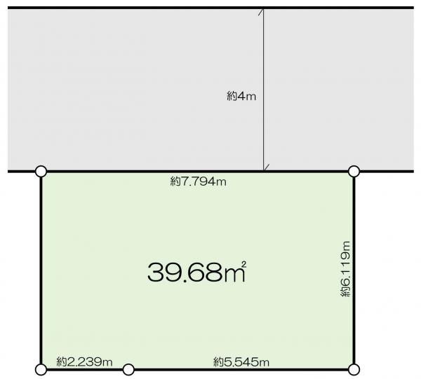 土地江戸川区中央２丁目 売地／建築条件無し東京都江戸川区中央２丁目JR総武本線新小岩駅1780万円