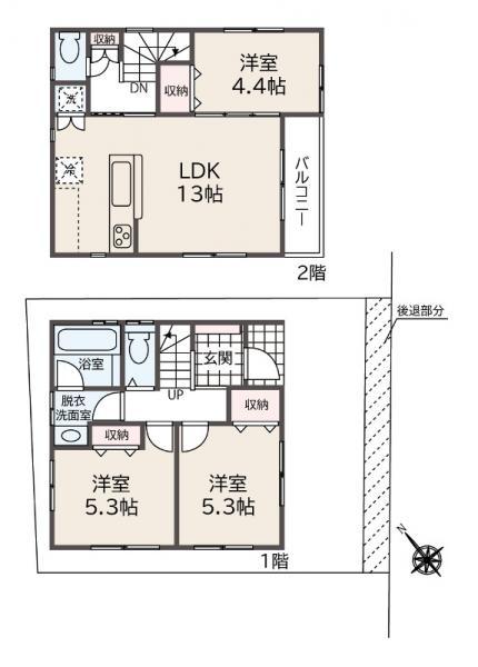 中古一戸建て足立区新田２丁目 中古一戸建て東京都足立区新田２丁目南北線王子神谷駅4180万円