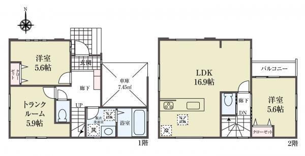 新築一戸建て江戸川区中央１丁目 新築一戸建て東京都江戸川区中央１丁目JR総武本線新小岩駅4480万円