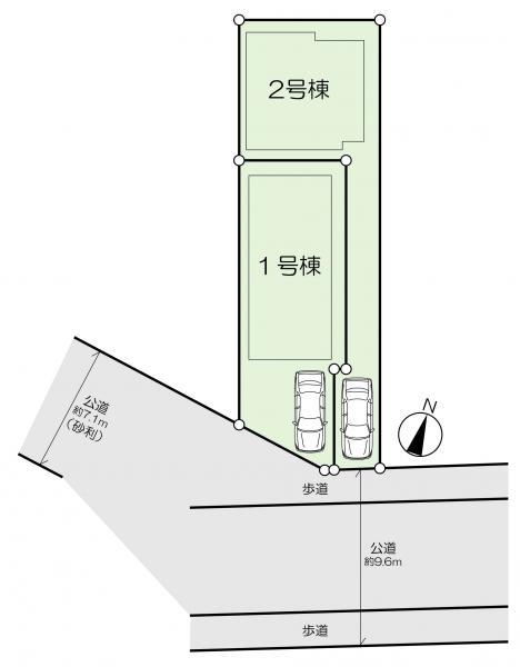 新築一戸建て江戸川区鹿骨３丁目 新築一戸建て／全２棟東京都江戸川区鹿骨３丁目都営新宿線篠崎駅5590万円～6190万円
