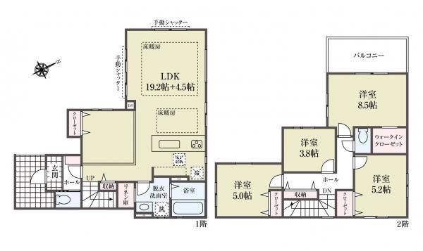 新築一戸建て江戸川区東小松川３丁目 新築一戸建て東京都江戸川区東小松川３丁目都営新宿線船堀駅7499万円