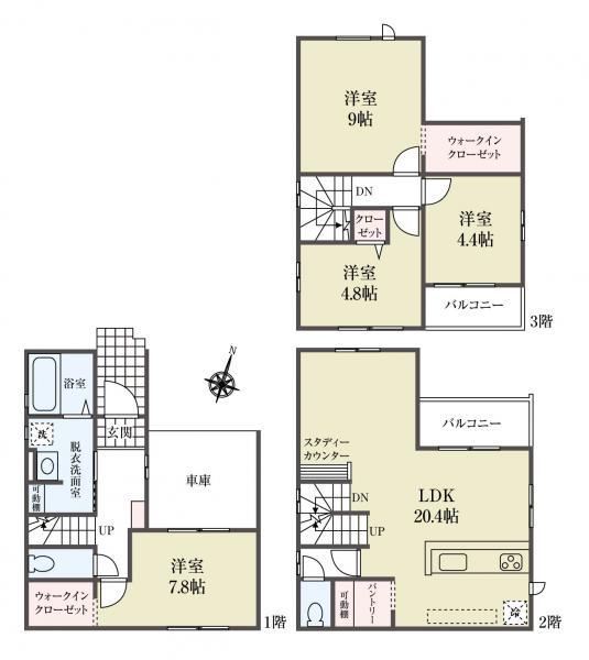 新築一戸建て江戸川区松島２丁目 新築一戸建て東京都江戸川区松島２丁目JR中央・総武線新小岩駅6599万円