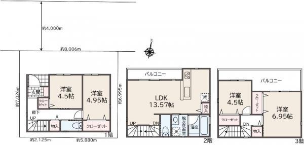 新築一戸建て足立区六木１丁目 新築一戸建て東京都足立区六木１丁目千代田線北綾瀬駅3998万円