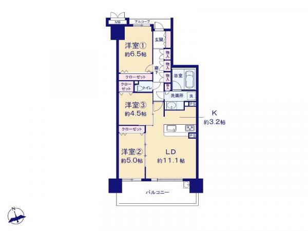 中古マンショングランマークスツインフォートＢ棟東京都足立区小台１丁目日暮里・舎人ライナー足立小台駅5480万円