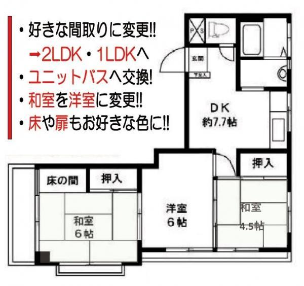 中古マンション哲学堂マンション東京都新宿区西落合２丁目都営大江戸線落合南長崎駅2299万円