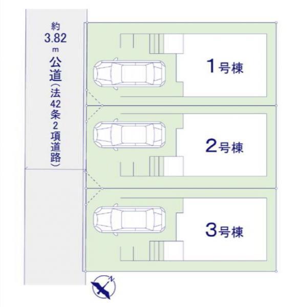 新築一戸建て市川市妙典３丁目 新築一戸建て／全３棟千葉県市川市妙典３丁目東西線妙典駅7390万円