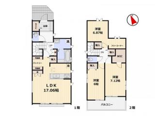 １号棟　間取り図