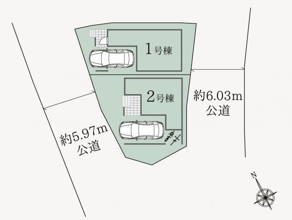 新築一戸建て市川市新井１丁目 新築一戸建て／全２棟千葉県市川市新井１丁目東西線浦安駅6599万円～6999万円