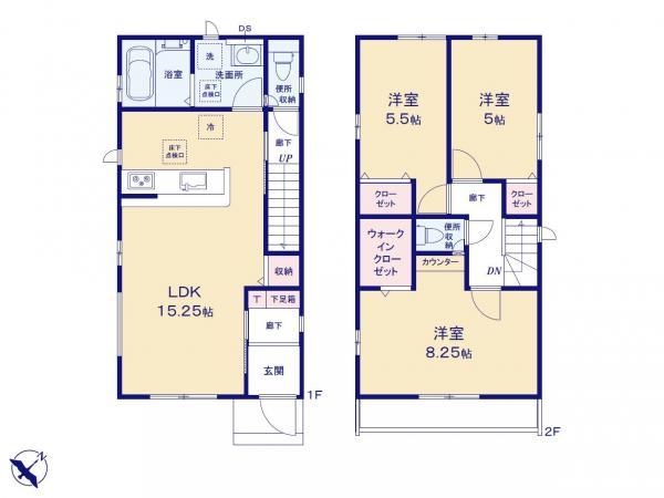 新築一戸建て浦安市弁天４丁目 新築一戸建て／全２棟千葉県浦安市弁天４丁目JR京葉線舞浜駅6390万円～6490万円