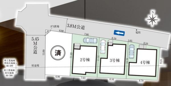 新築一戸建て足立区西保木間２丁目 新築一戸建て／全４棟東京都足立区西保木間２丁目東武伊勢崎線竹ノ塚駅4580万円
