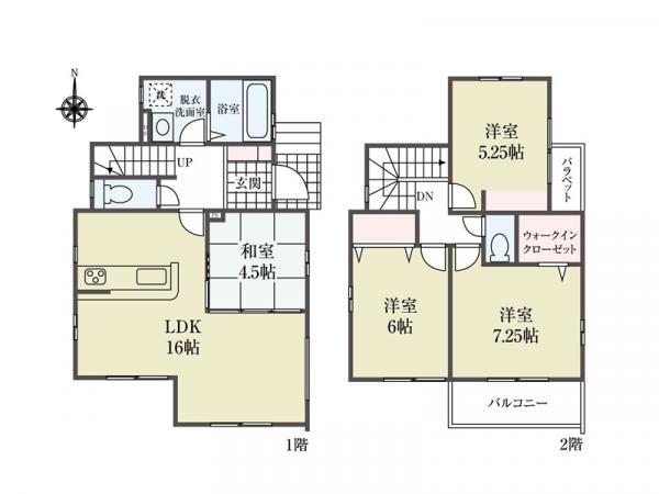 新築一戸建て市川市本北方２丁目 新築一戸建て／全２棟千葉県市川市本北方２丁目京成本線鬼越駅4490万円～4890万円