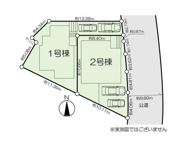 新築一戸建て市川市本北方２丁目 新築一戸建て／全２棟千葉県市川市本北方２丁目京成本線鬼越駅4490万円～4890万円