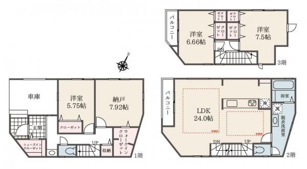 新築一戸建て板橋区幸町 新築一戸建て東京都板橋区幸町東武東上線大山駅9480万円