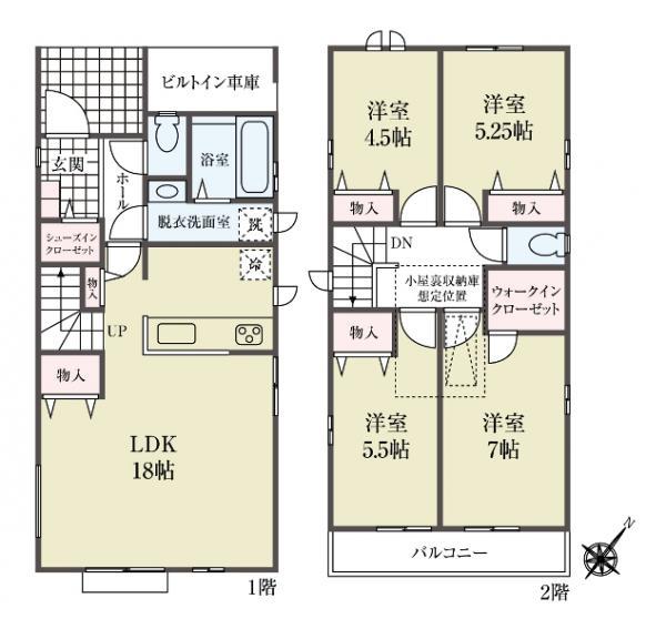 新築一戸建て足立区伊興４丁目 新築一戸建て／全９棟東京都足立区伊興４丁目東武伊勢崎線竹ノ塚駅5390万円～6590万円