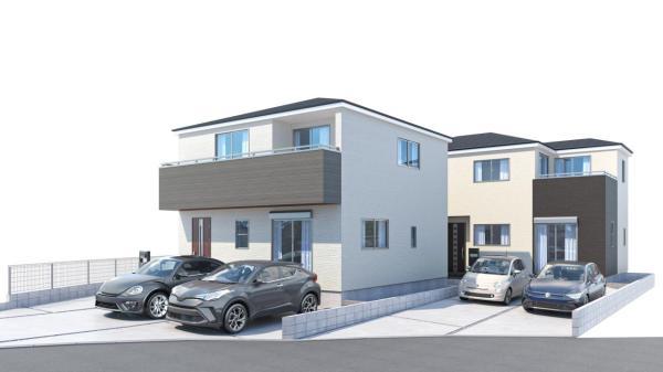 新築一戸建て市川市柏井町４丁目 新築一戸建て／全２棟千葉県市川市柏井町４丁目JR武蔵野線市川大野駅3590万円～3790万円