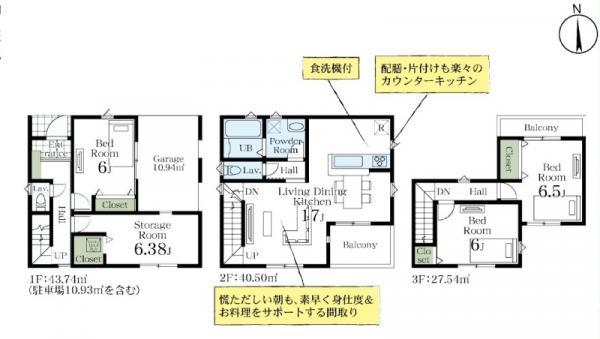 新築一戸建て足立区扇１丁目 新築一戸建て／全５棟東京都足立区扇１丁目日暮里・舎人ライナー扇大橋駅5190万円～5290万円